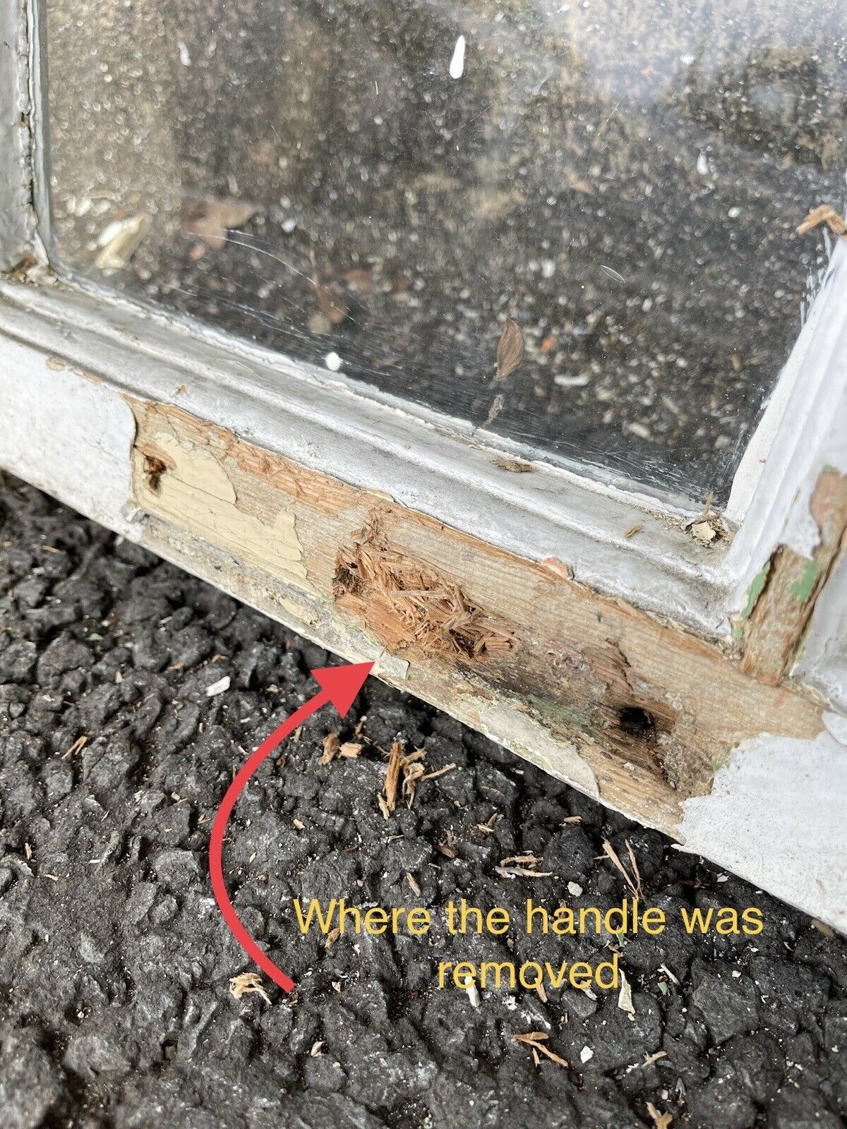 Reclaimed Old Edwardian Arch Sash Wooden Window 603 x 525mm