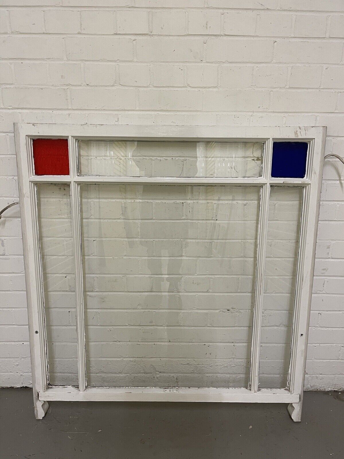 Reclaimed Old Edwardian 6 Panel Wooden Panel Sash Window 1115 x 1040mm
