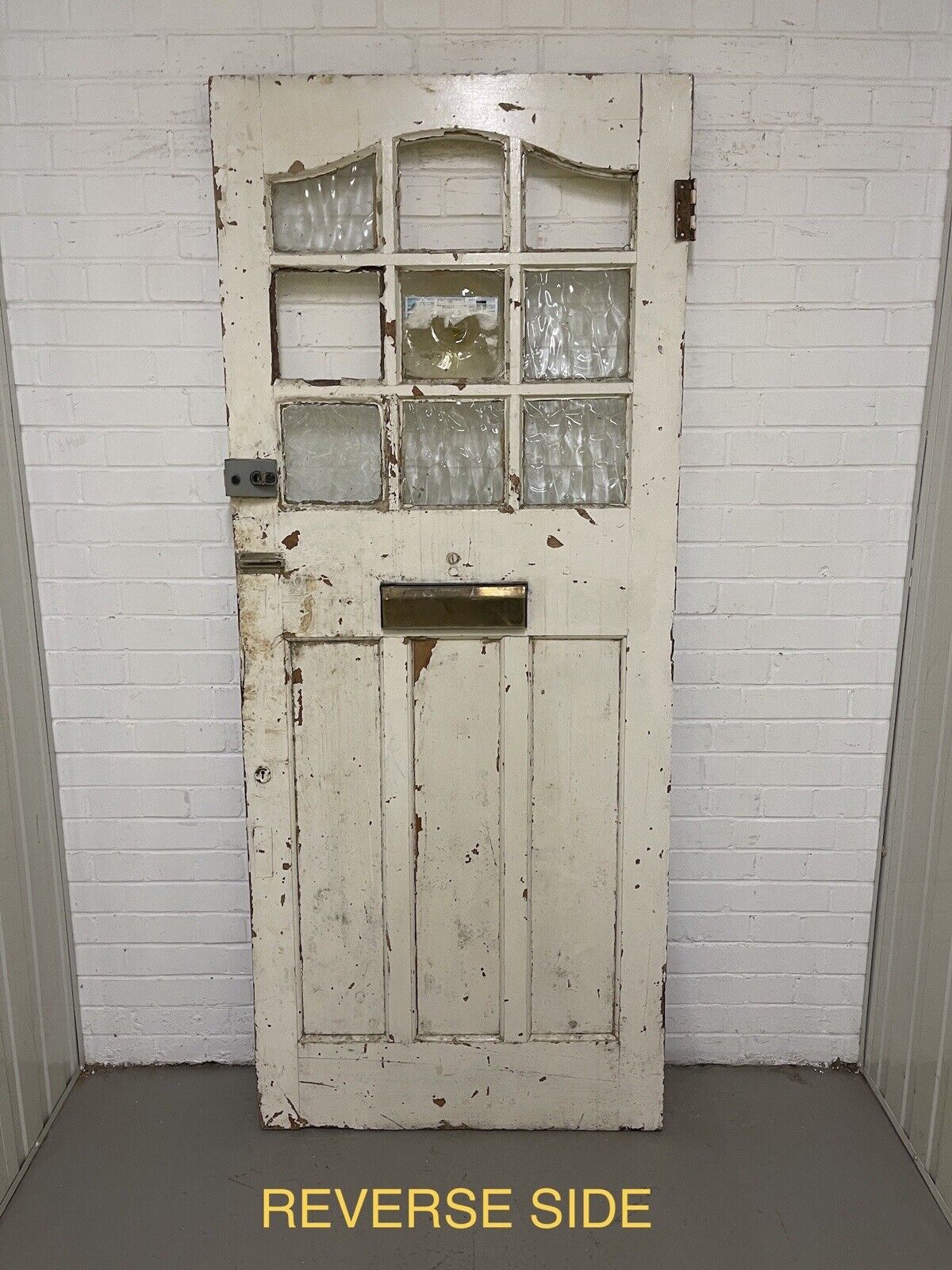 Reclaimed Old Art and Crafts Edwardian Victorian Wooden Front Door 2069 x 860mm