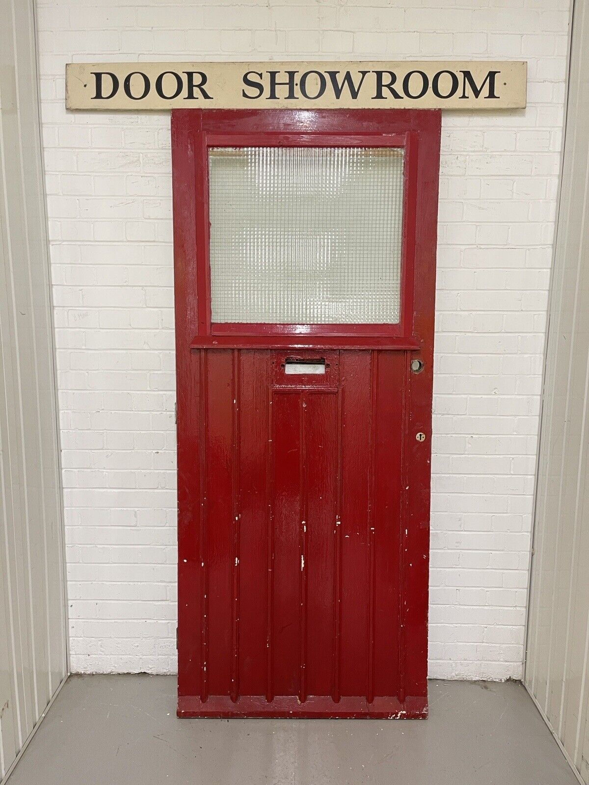 Reclaimed Victorian Edwardian Wooden Panel Front Door 2130 x 910mm