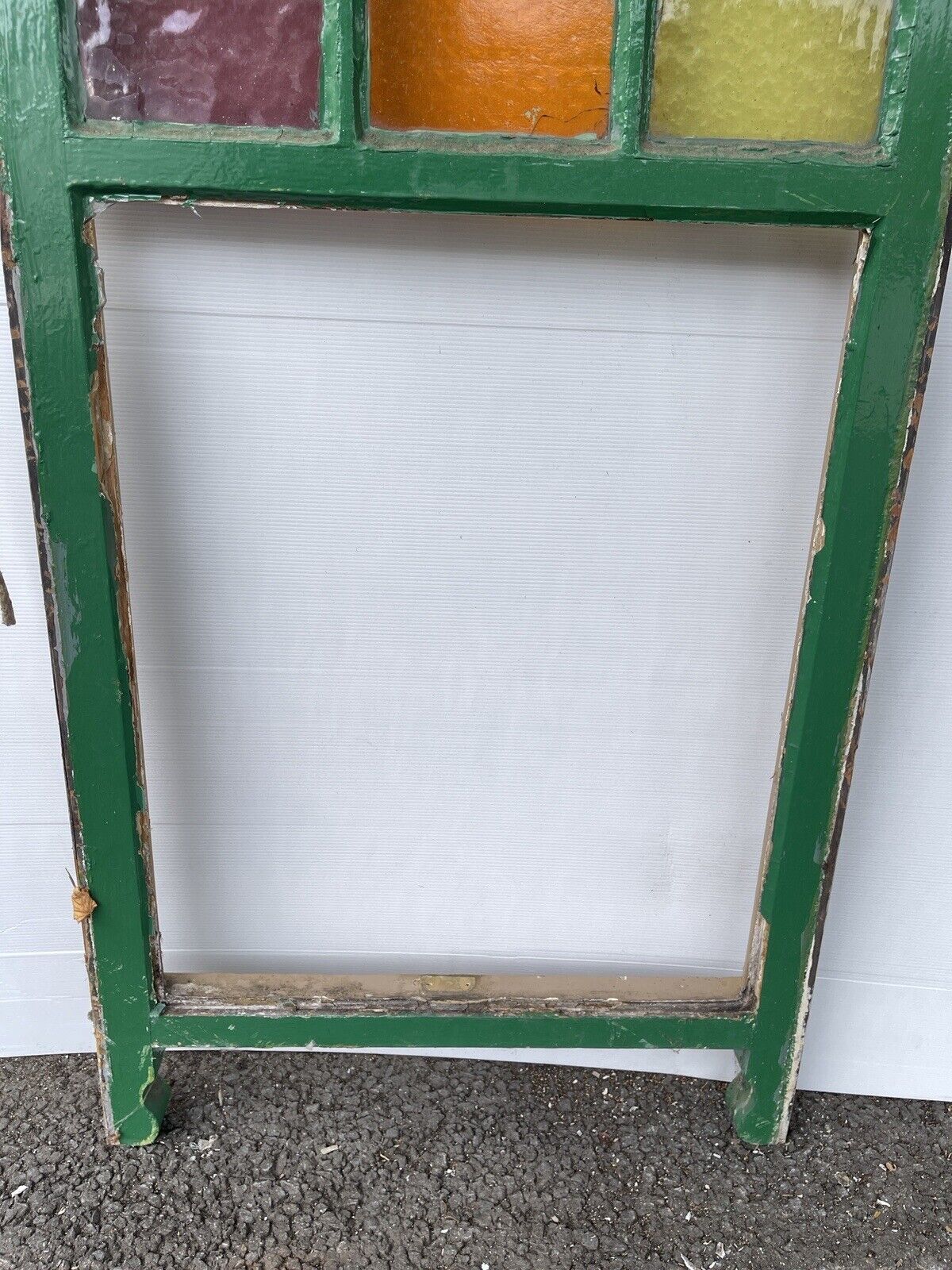 Reclaimed Old Georgian 6 Panel Wooden Window 1180 x 610mm