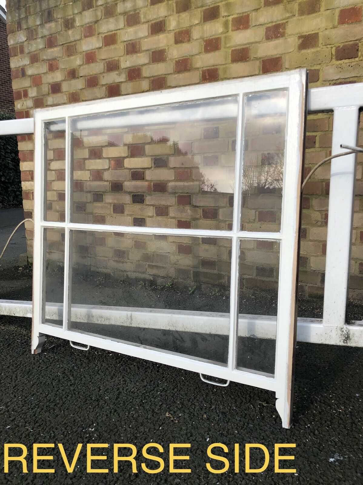 Reclaimed Old Victorian Edwardian Wooden Panel Sash Window 1050 x 980mm