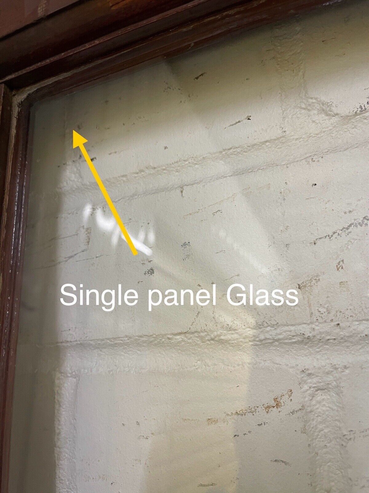 Reclaimed Old French Single Panel Glass Wooden Double Doors 1983 x 1170mm