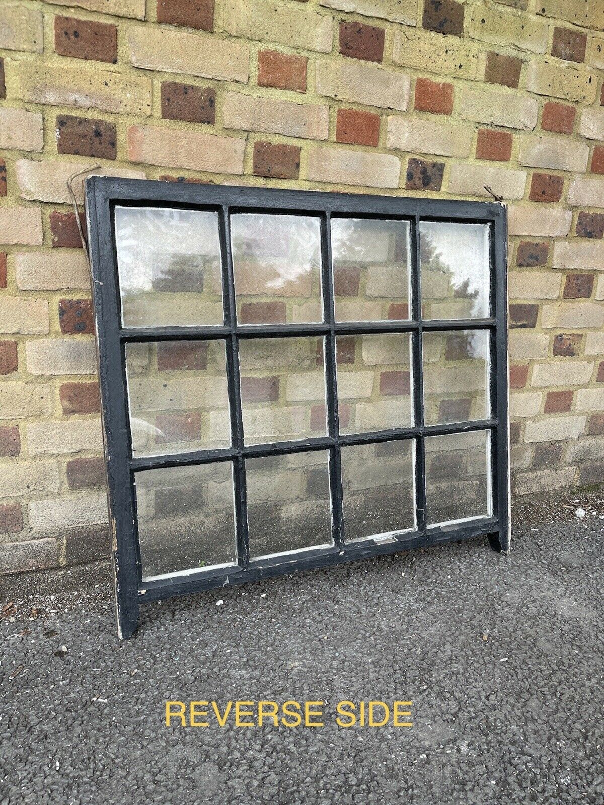 Reclaimed Old Georgian 12 Panel Wooden Window 910 x 825mm