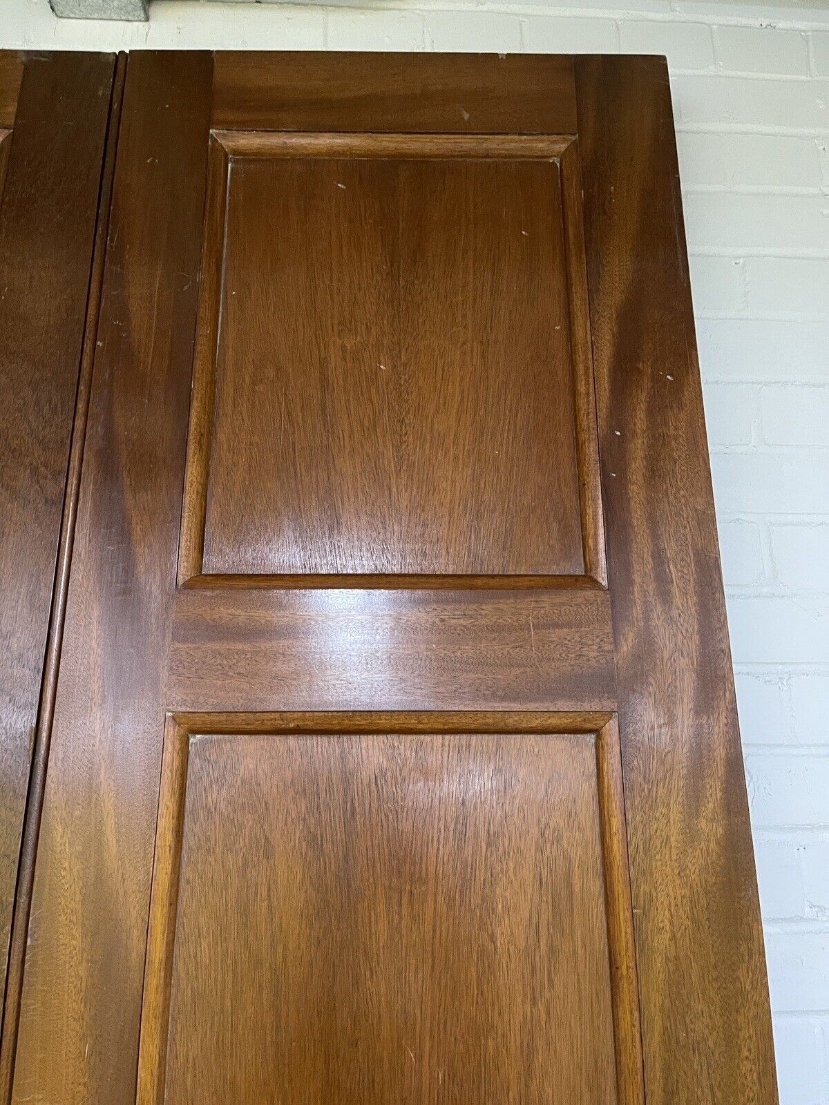 Reclaimed Large French Mahogany Wooden Double Doors Provenance Knightsbridge