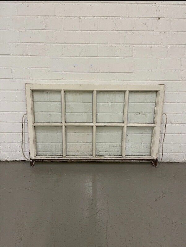 Reclaimed Georgian 8 Panel Wooden Panel Sash Window 940x600