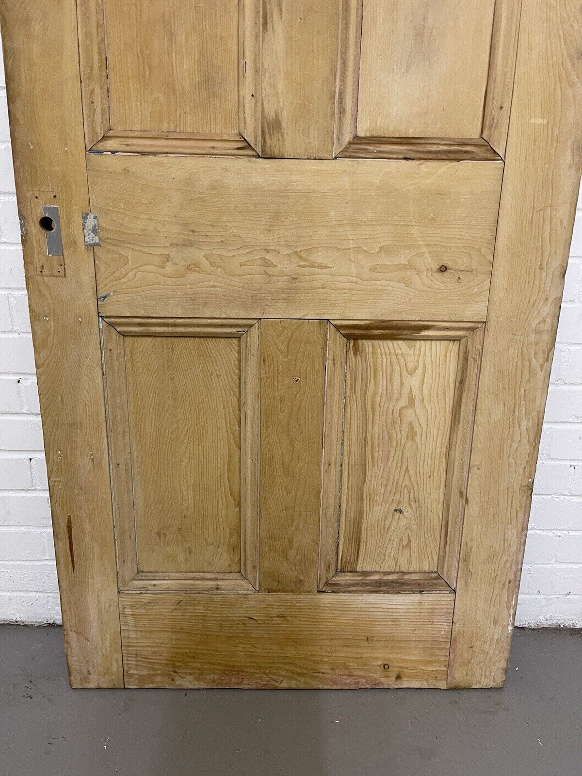 Vintage Reclaimed Victorian Pine Internal 4 panel Door 2005 2015 x 810 x 48mm