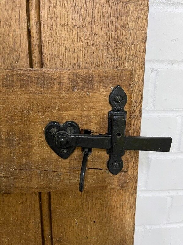 Reclaimed Oak Old Handmade Studded Ledge and Brace door 1830 x 680mm