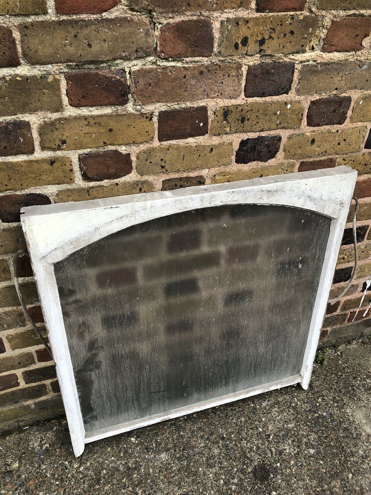 Reclaimed Old Victorian Edwardian Arch Panel Sash Window