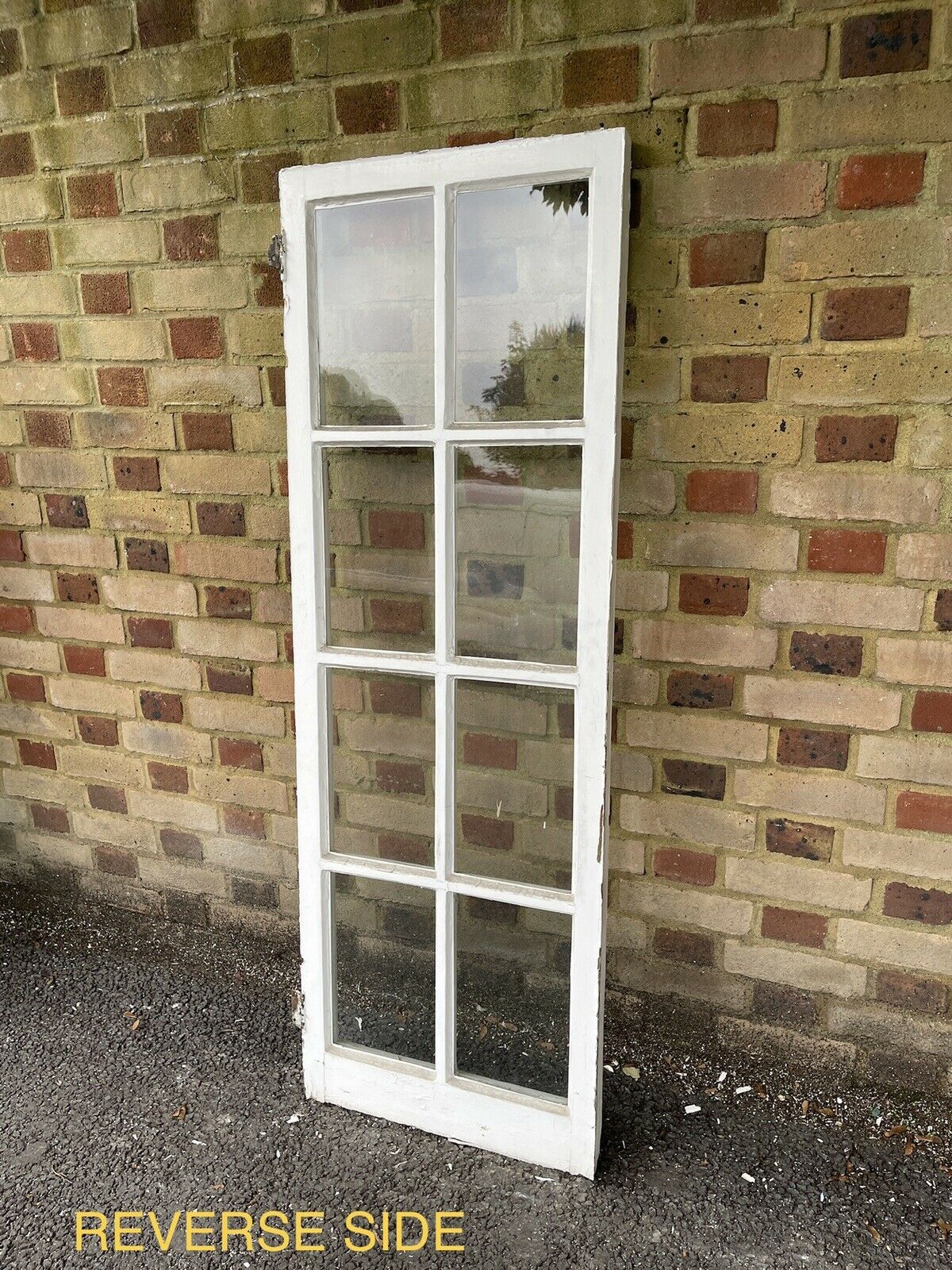 Reclaimed Old Georgian 8 Panel Wooden Window 1500 x 520mm