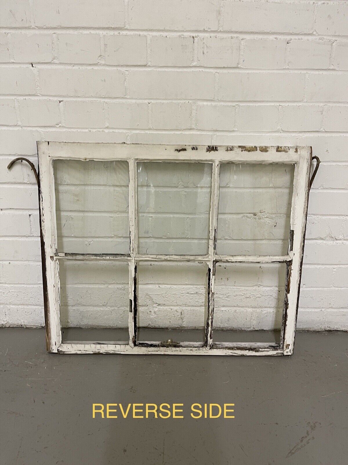 Reclaimed Old Georgian 6 Panel Wooden Window 723 x 595mm