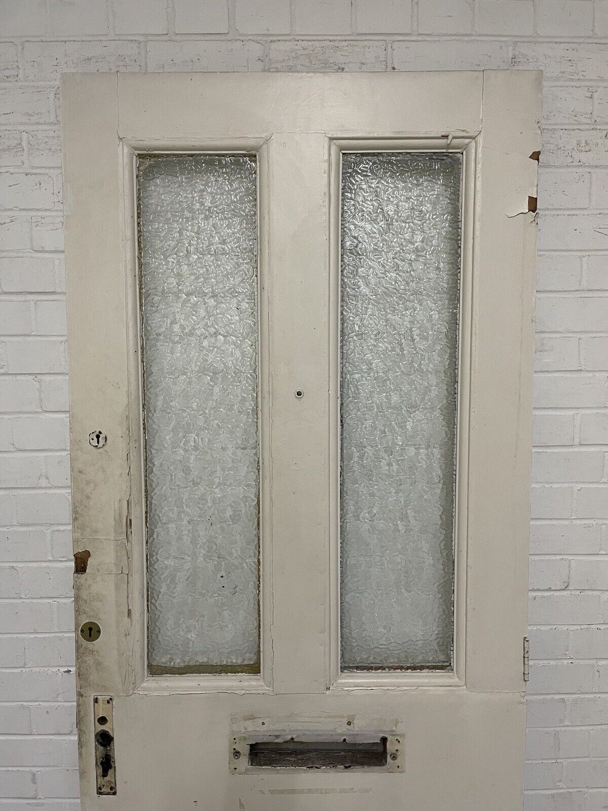 Reclaimed Old Arts and Crafts Victorian Wooden Front Door 2075 x 860 or 850mm