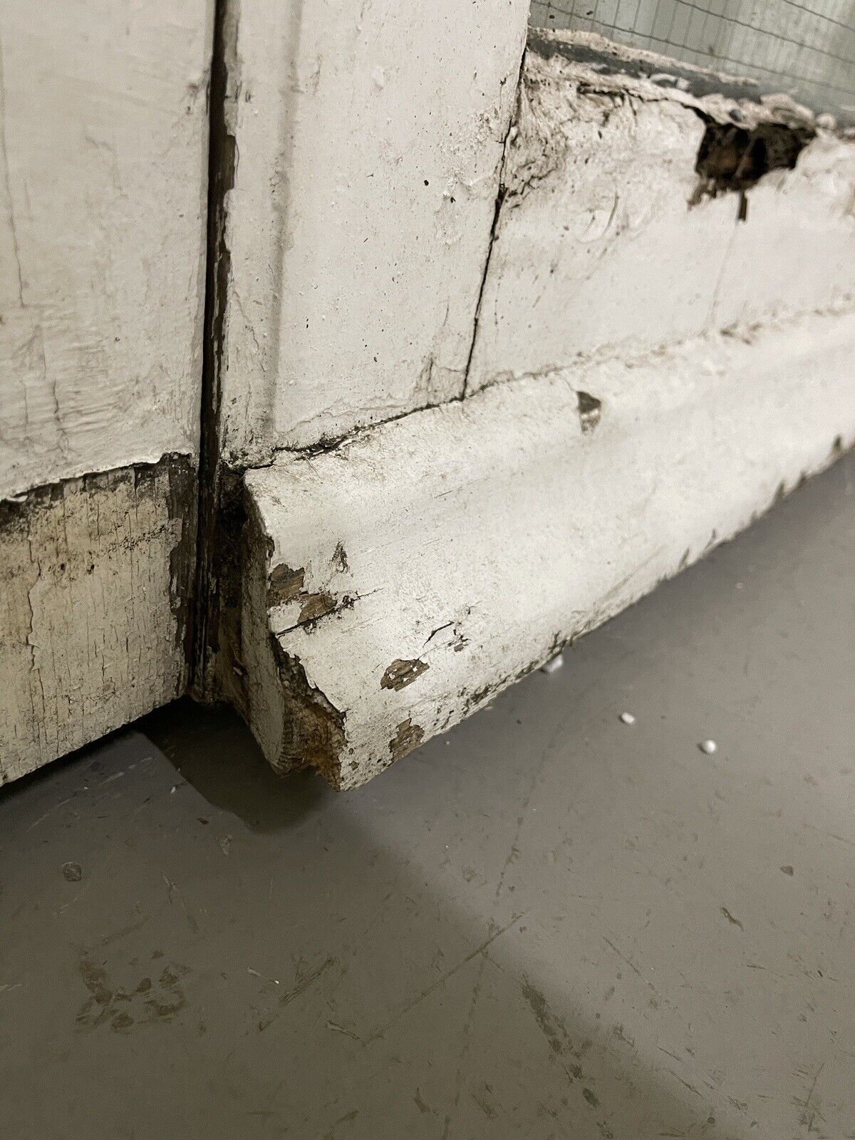 Reclaimed Old French Single Panel SAFETY Glass Wooden Double Doors 1225 x 1970mm
