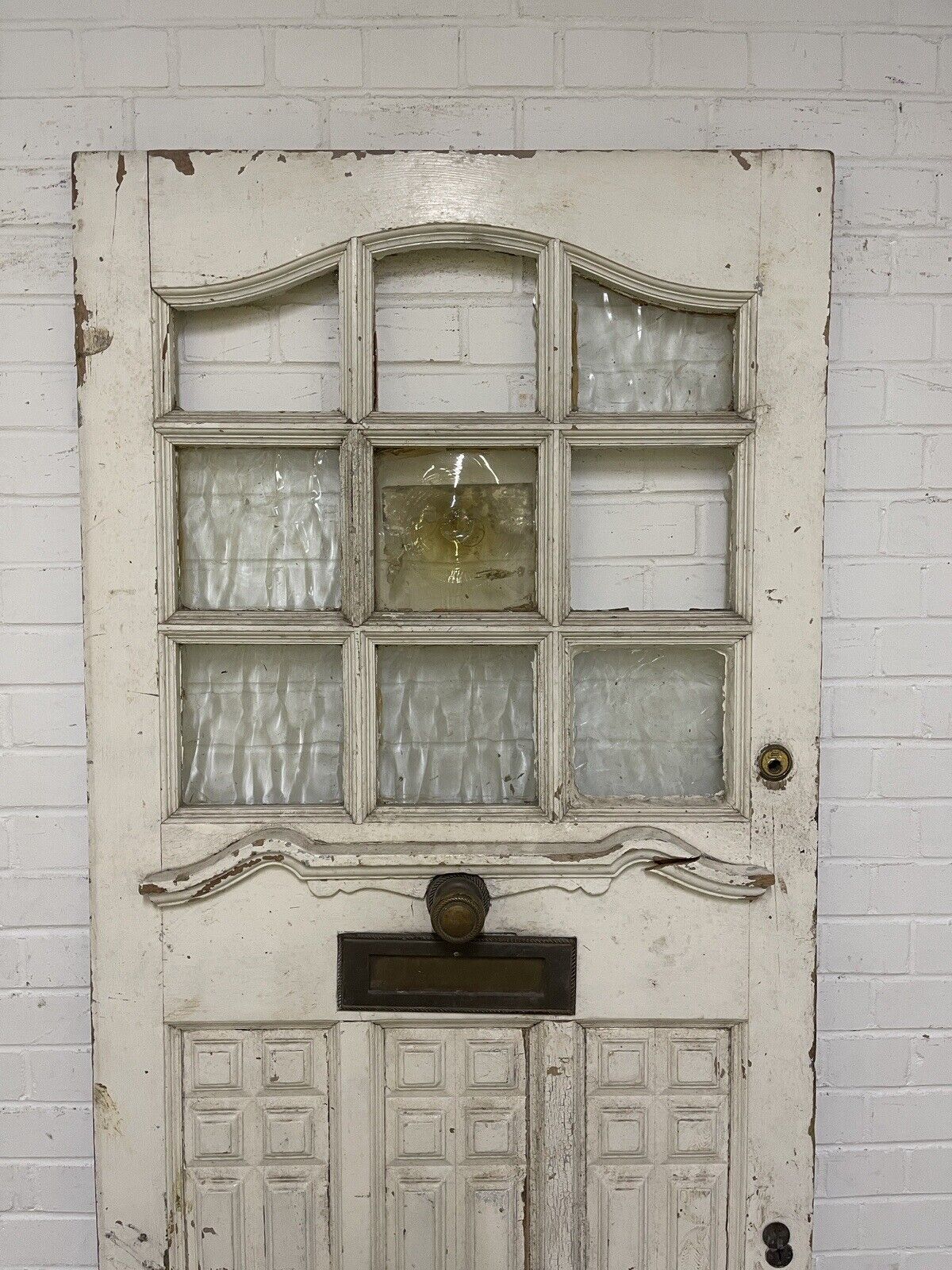 Reclaimed Old Art and Crafts Edwardian Victorian Wooden Front Door 2069 x 860mm