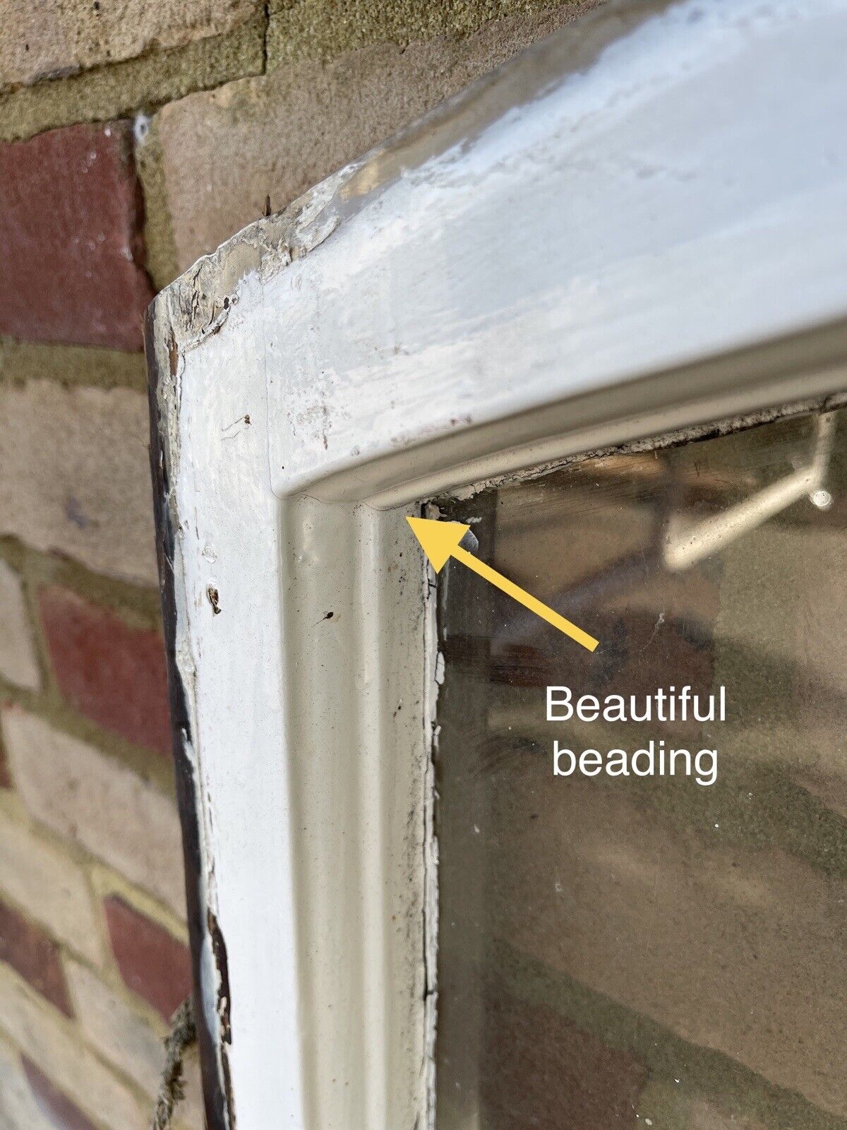 Reclaimed Old Victorian Edwardian Arch Panel Wooden Sash Window 1143mm x 972mm