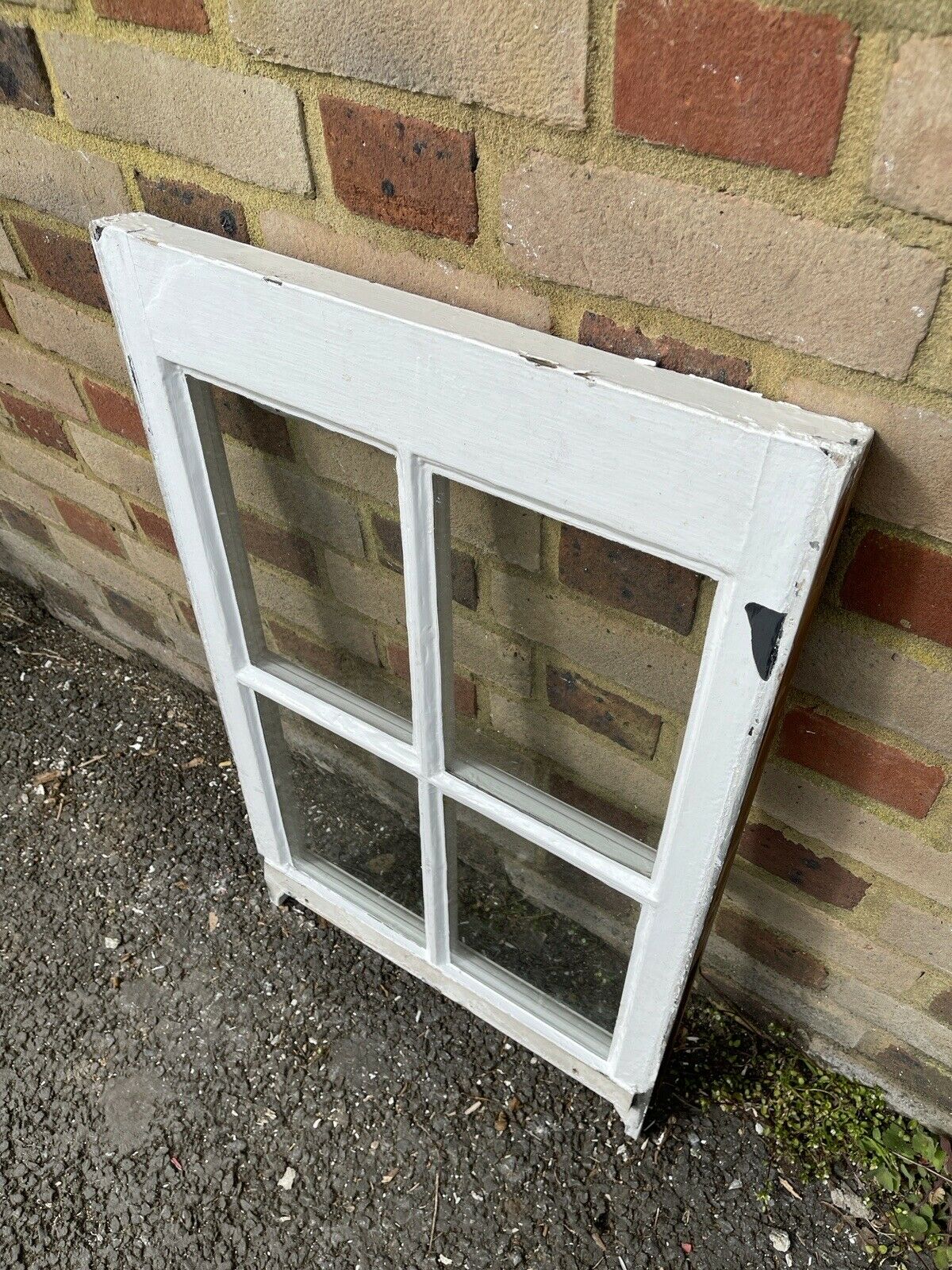 Reclaimed Old Georgian 4 Panel Wooden Window