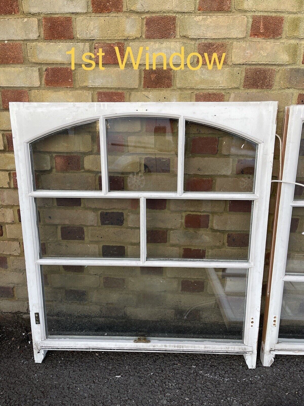 Job Lot Of Four Georgian Bar Double Glazed Matching Wooden Sash Windows