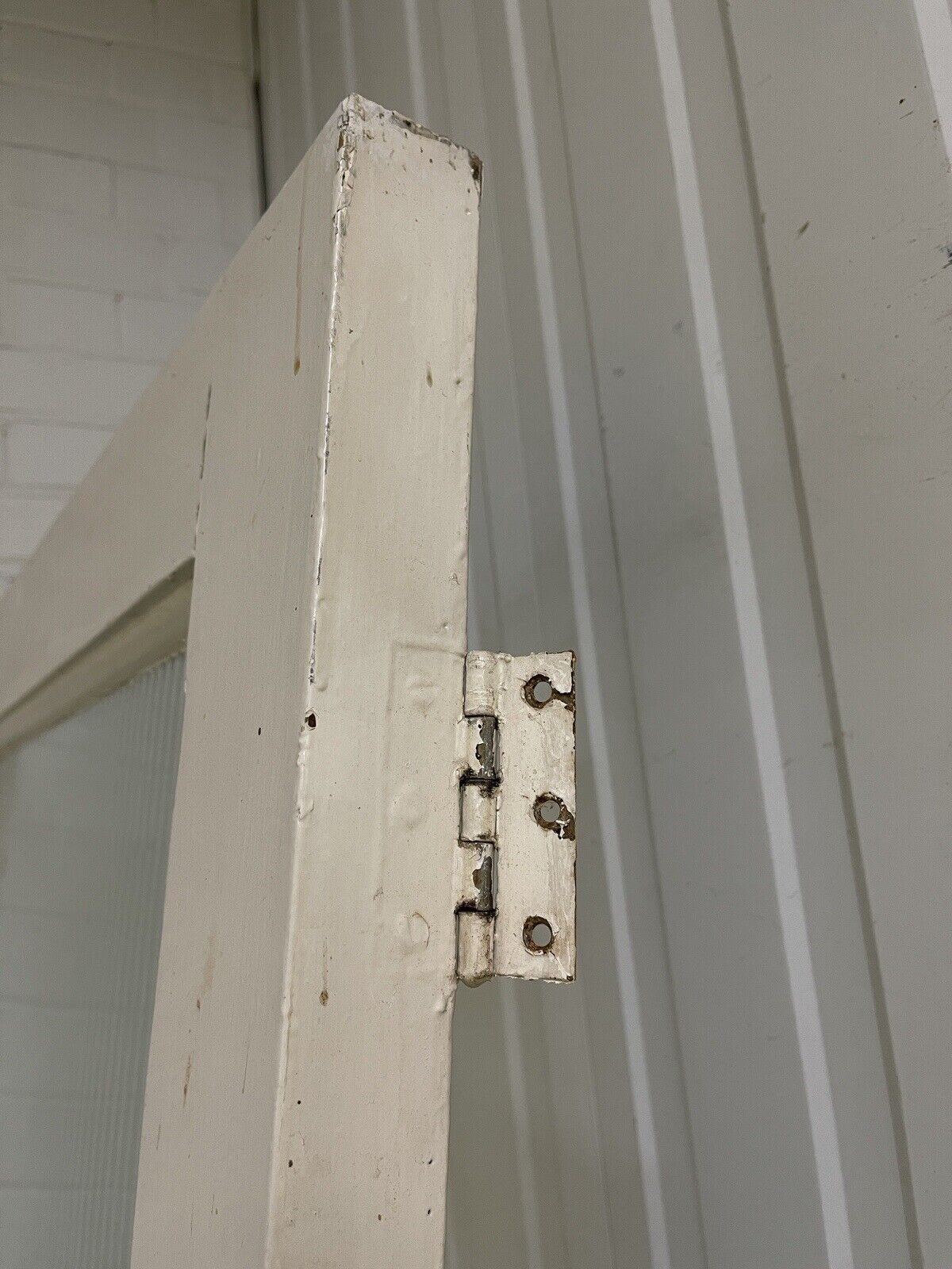 Reclaimed Reeded Glass Internal Or External Door 2015 x 805mm
