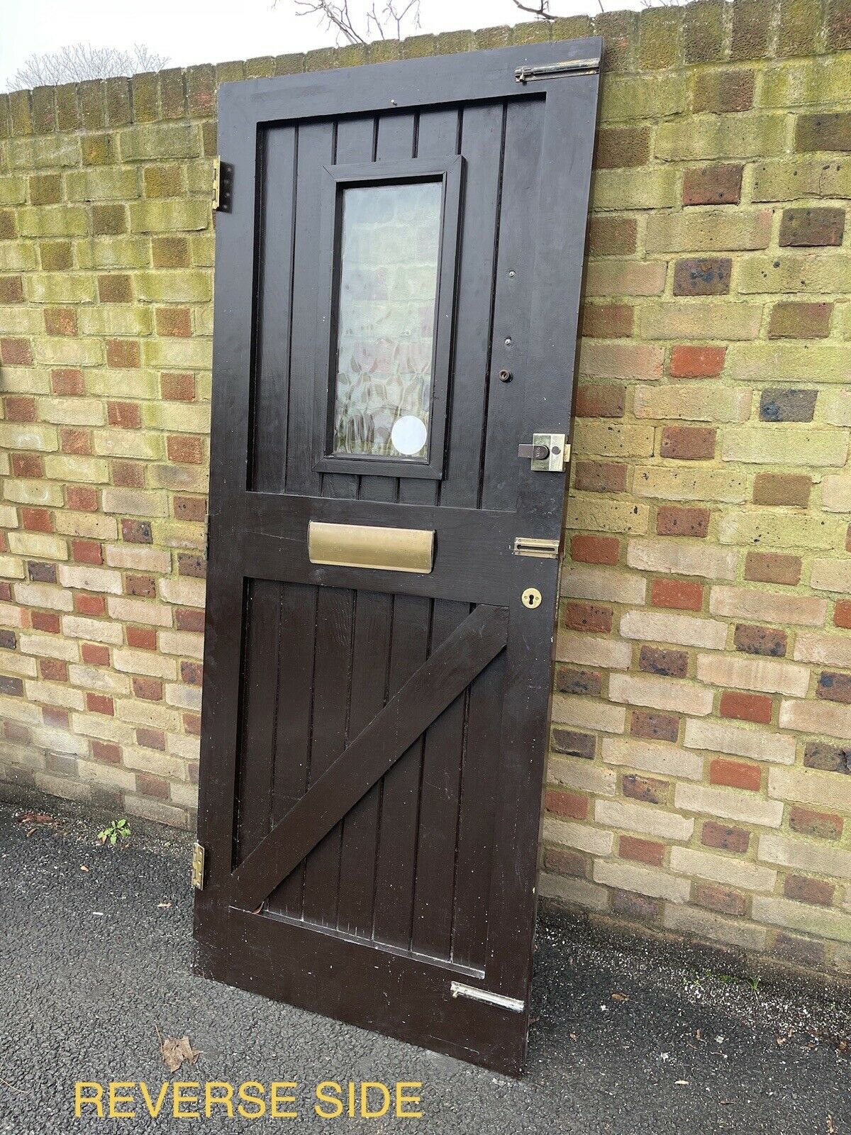 Reclaimed Wooden Panel External Front Door 1985 x 805mm