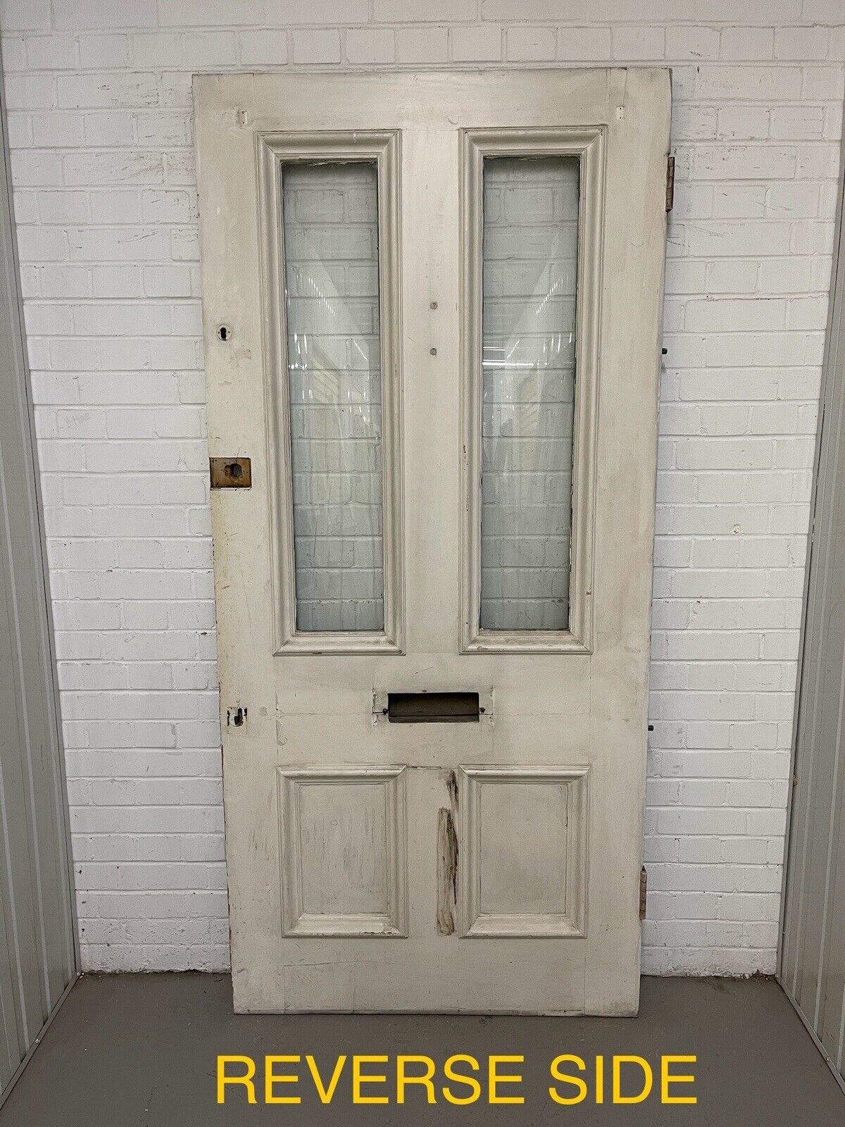 Reclaimed Old Victorian Edwardian Wooden Panel Front Door 2130 x 990 or 985mm