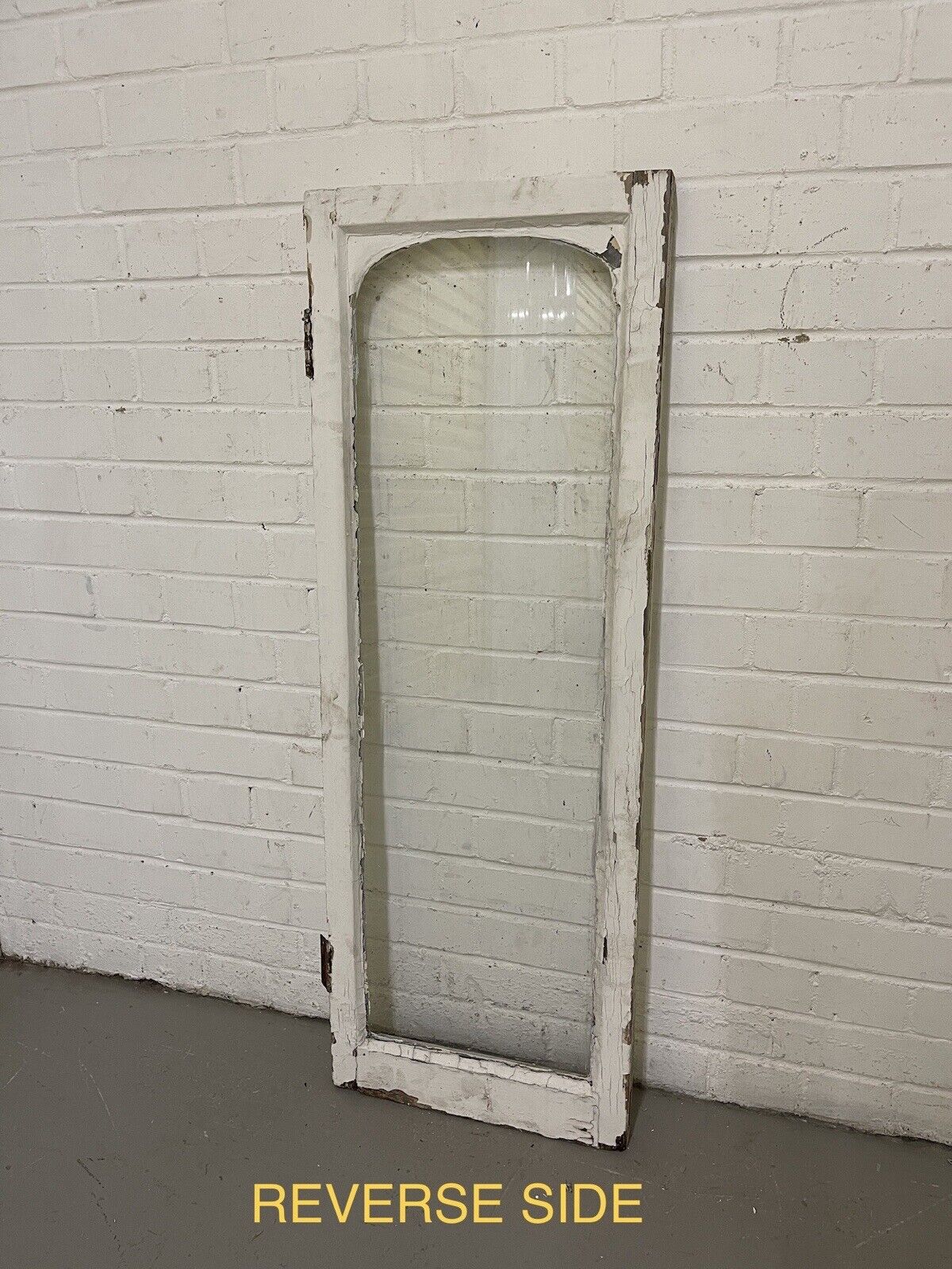 Job Lot Of 5 Reclaimed Old Edwardian Arch Wooden Windows 1160 x 413mm