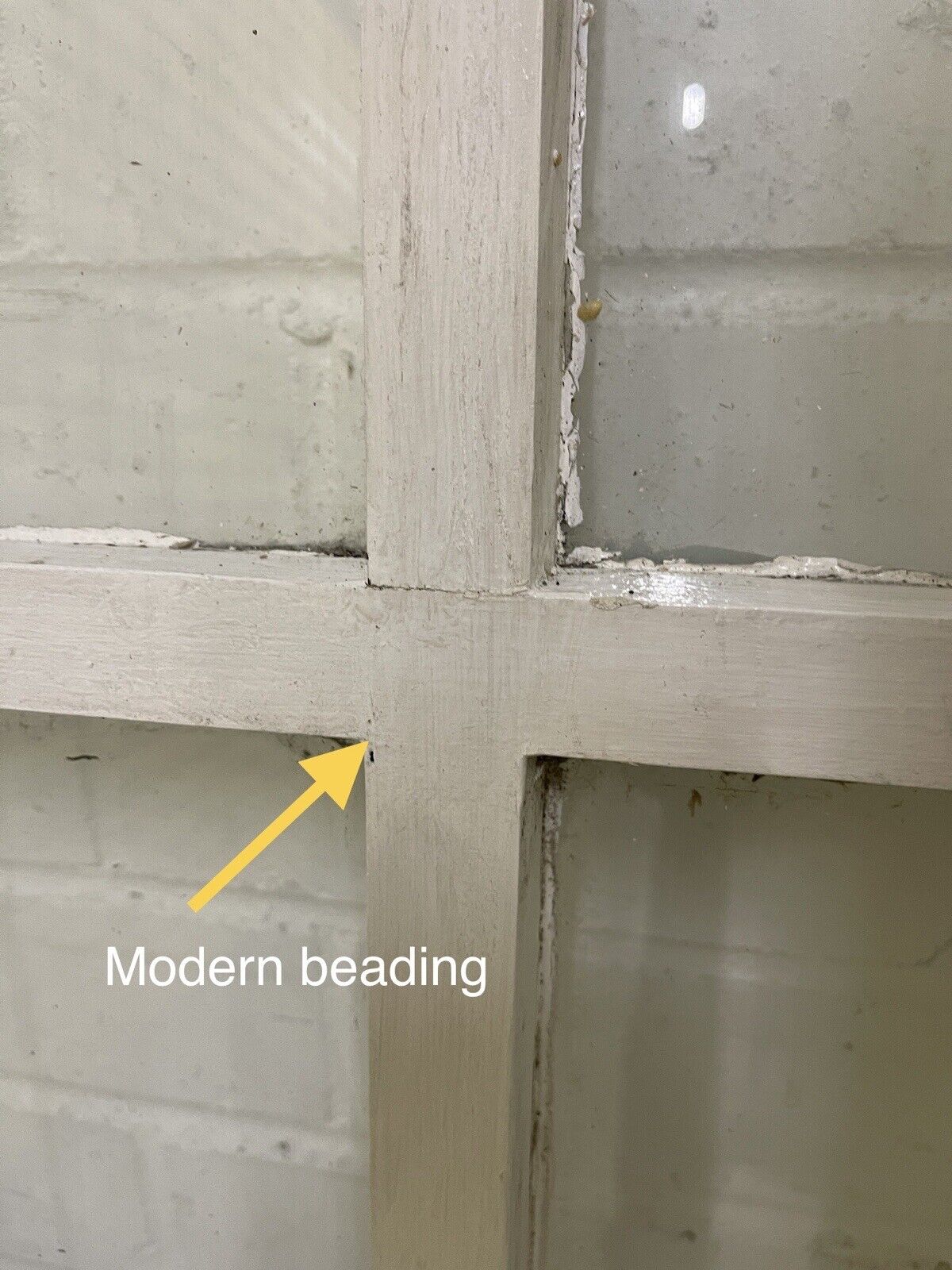 Modern Georgian 10 Panel Wooden Window 605 x 1295mm