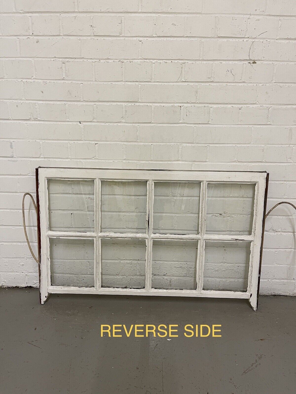 Pair Of Reclaimed Georgian 8 Panel Wooden Panel Sash Window 940x595 940x545