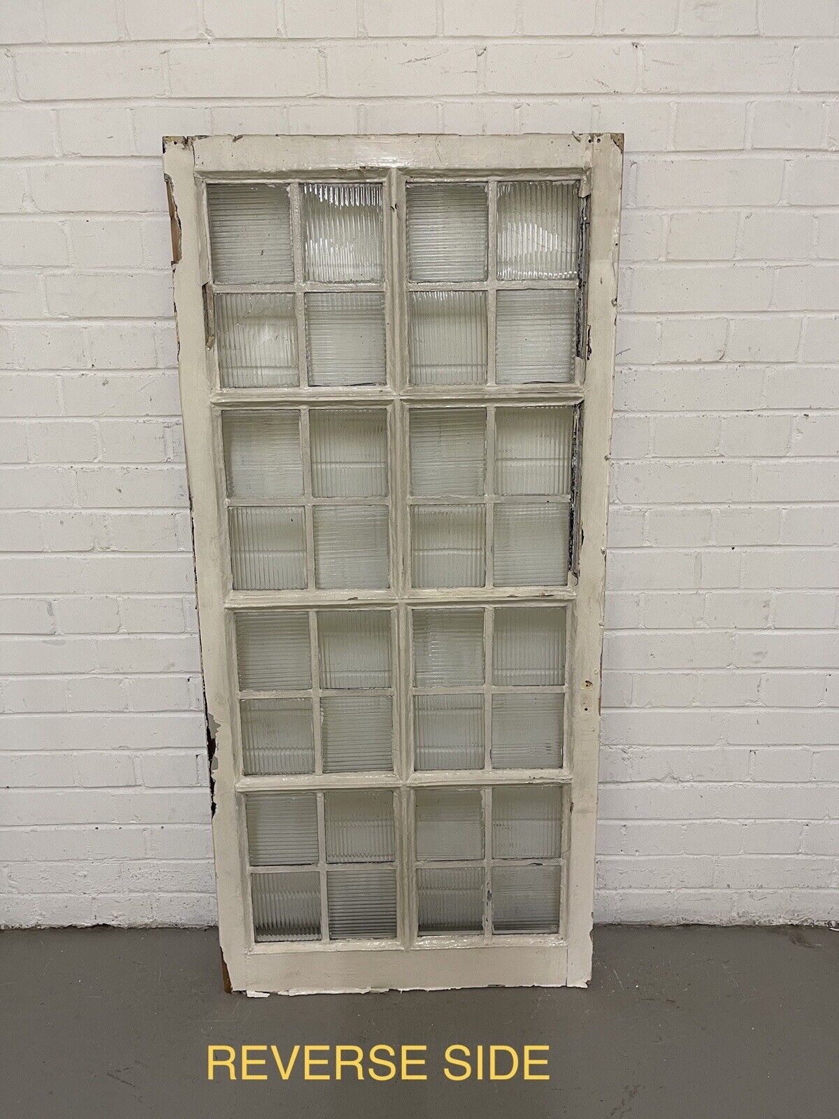 Reclaimed Leaded Light Panel Wooden Windows 1400 x 655mm