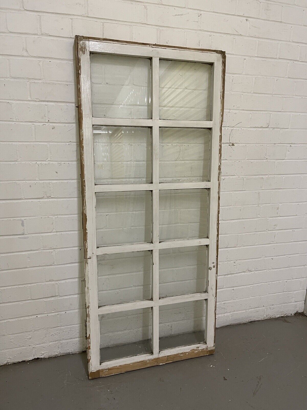 Modern Georgian 10 Panel Wooden Window 605 x 1385mm