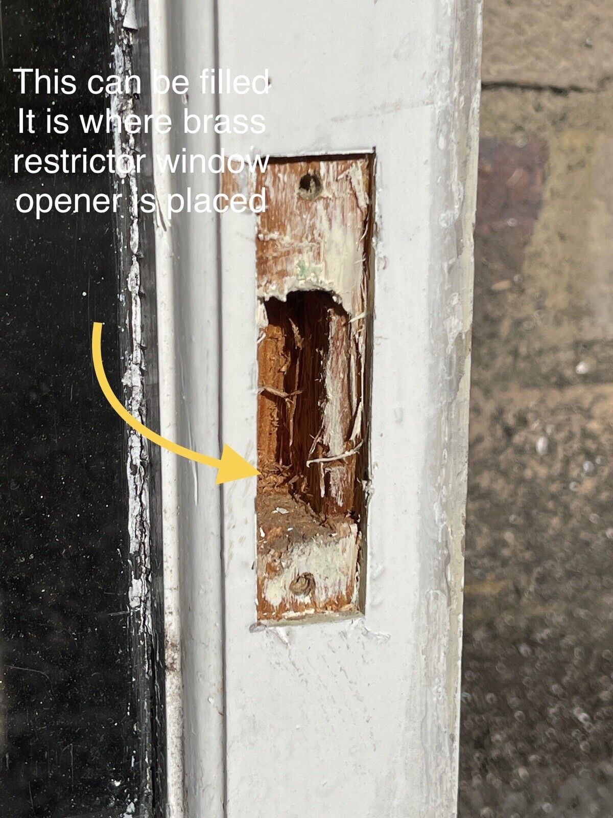 Reclaimed Old Georgian 6 Panel Wooden Window 900 x 945mm