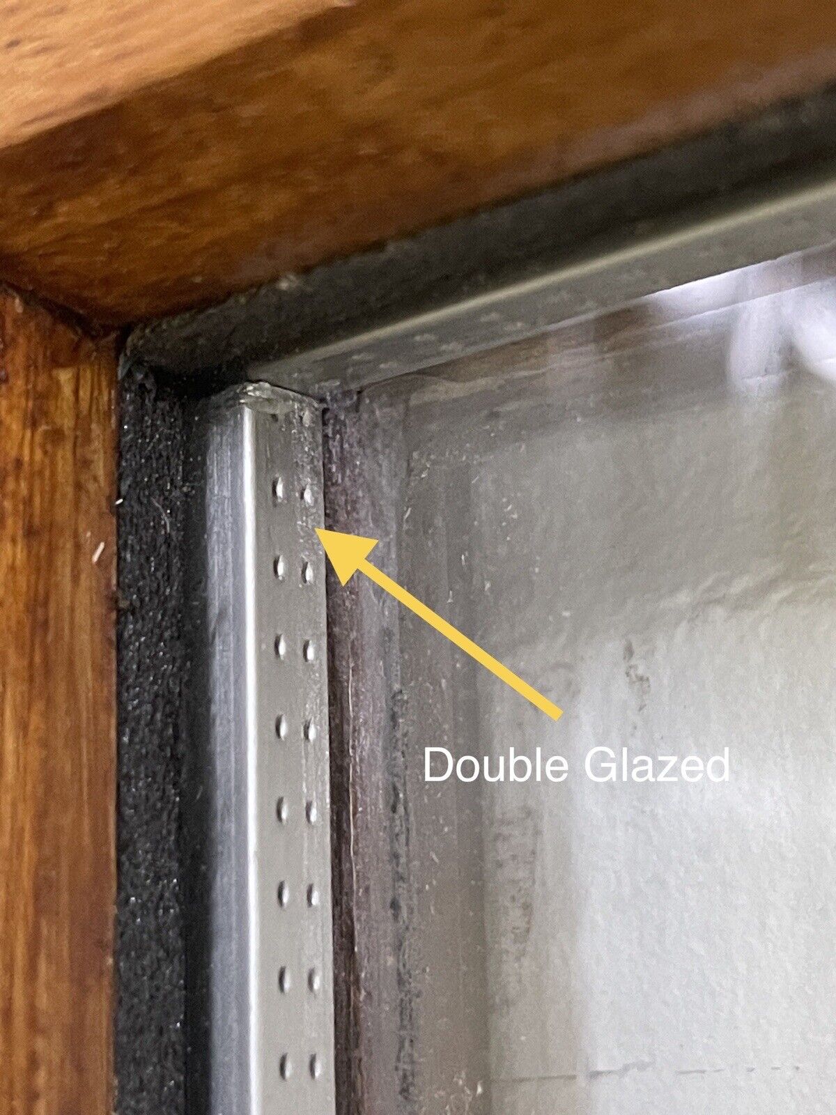 Reclaimed Old French Double Glazed Glass Wooden Double Doors 1923 x 990mm