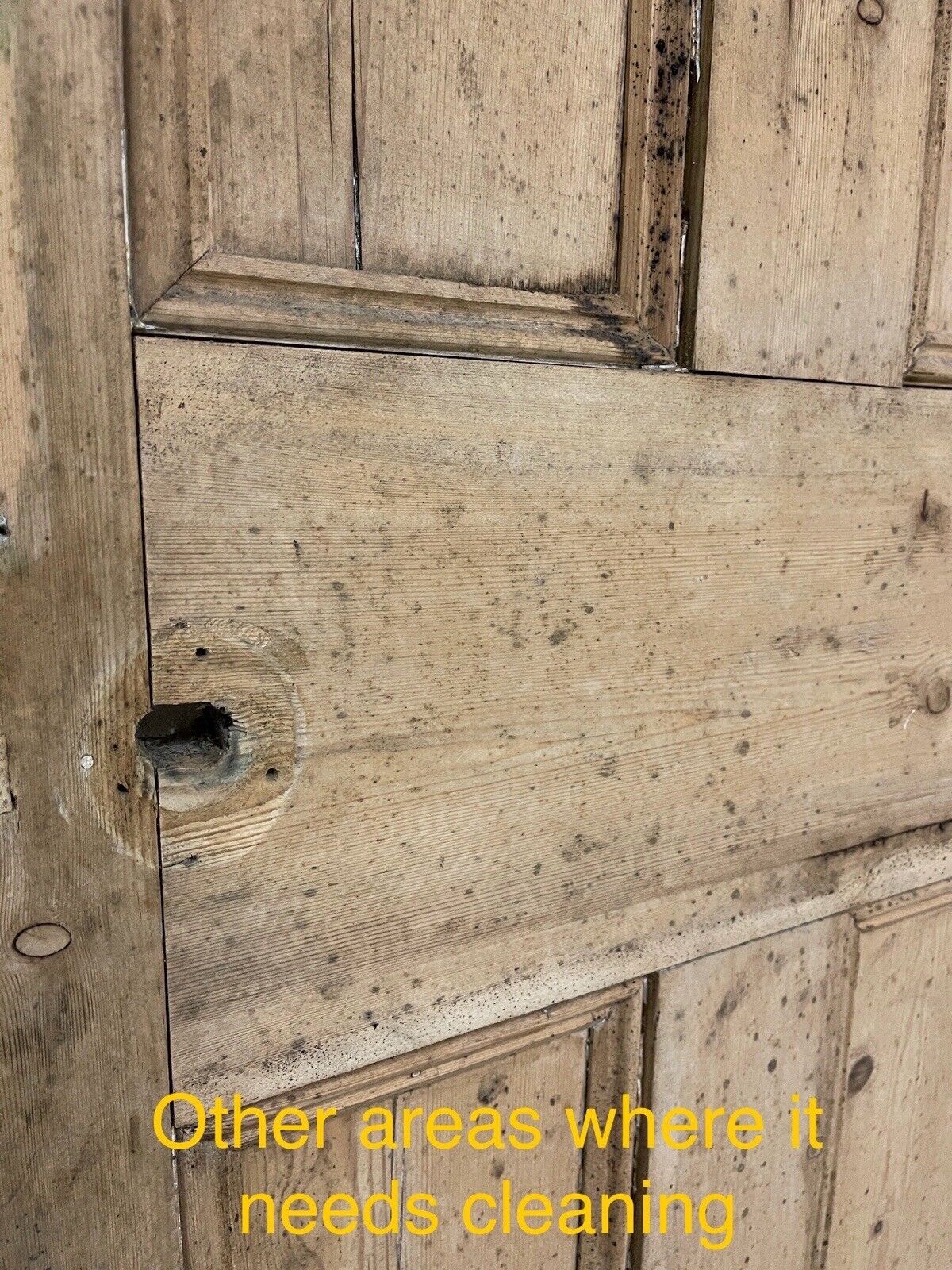 Distressed Reclaimed Victorian Pine Internal 4 panel Door 1910 x 695mm Or 690mm