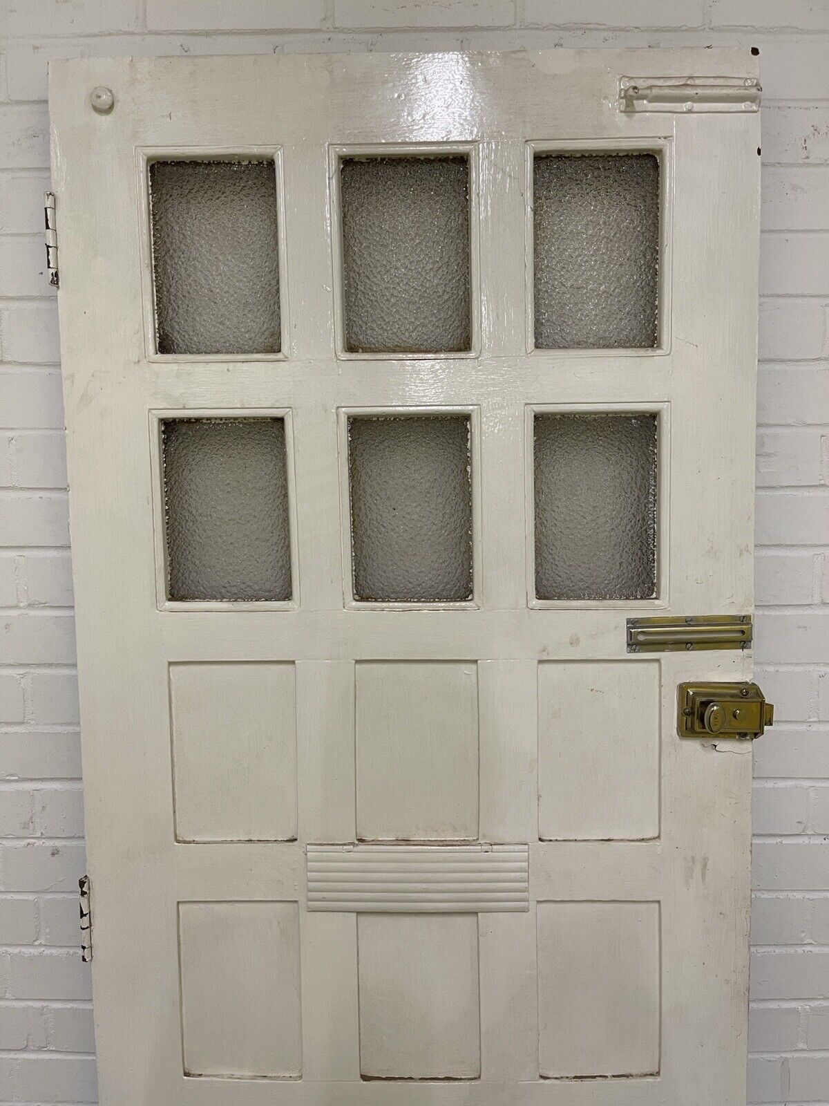 Reclaimed Studded Wooden Front Door  2025mm x 810mm