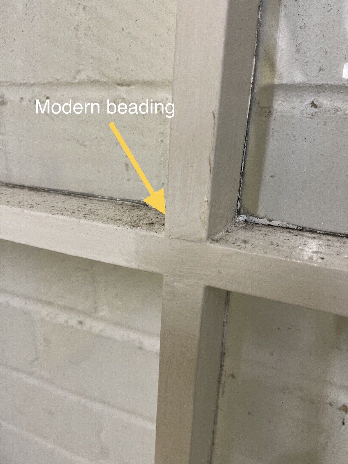 Modern Georgian 8 Panel Wooden Window 565 x 1290mm