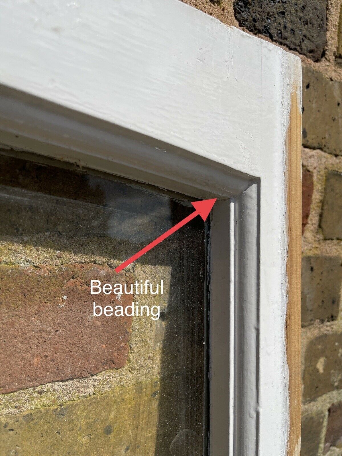 Reclaimed Old Victorian Edwardian Arch Panel Wooden Sash Window