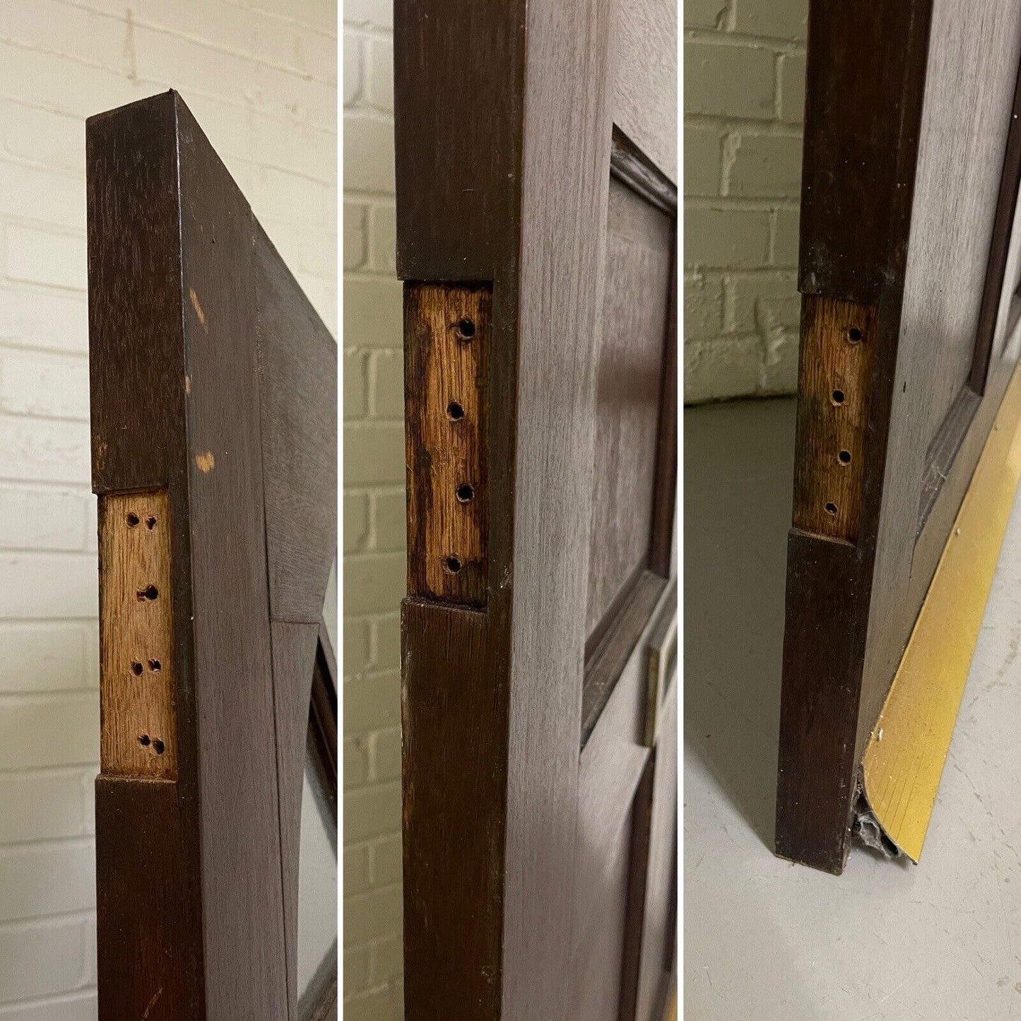 Reclaimed Carolina Old Single Glazed Glass Wooden Door 1967 x 835mm