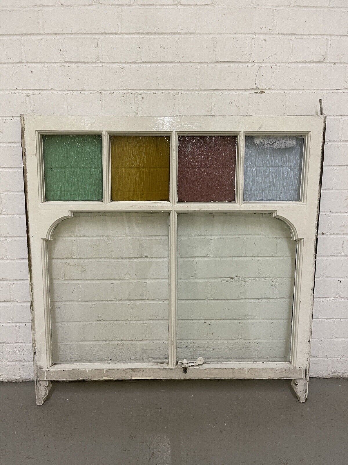 Reclaimed Old Georgian Edwardian Panel Wooden Sash Window 910 x 926mm