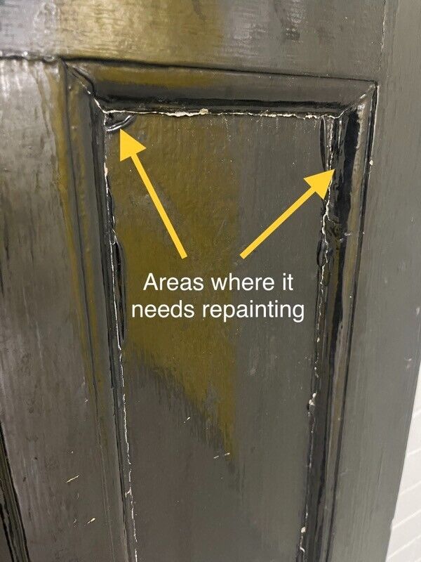 Reclaimed Victorian Wooden Panel External Front Door 2030 x 815mm