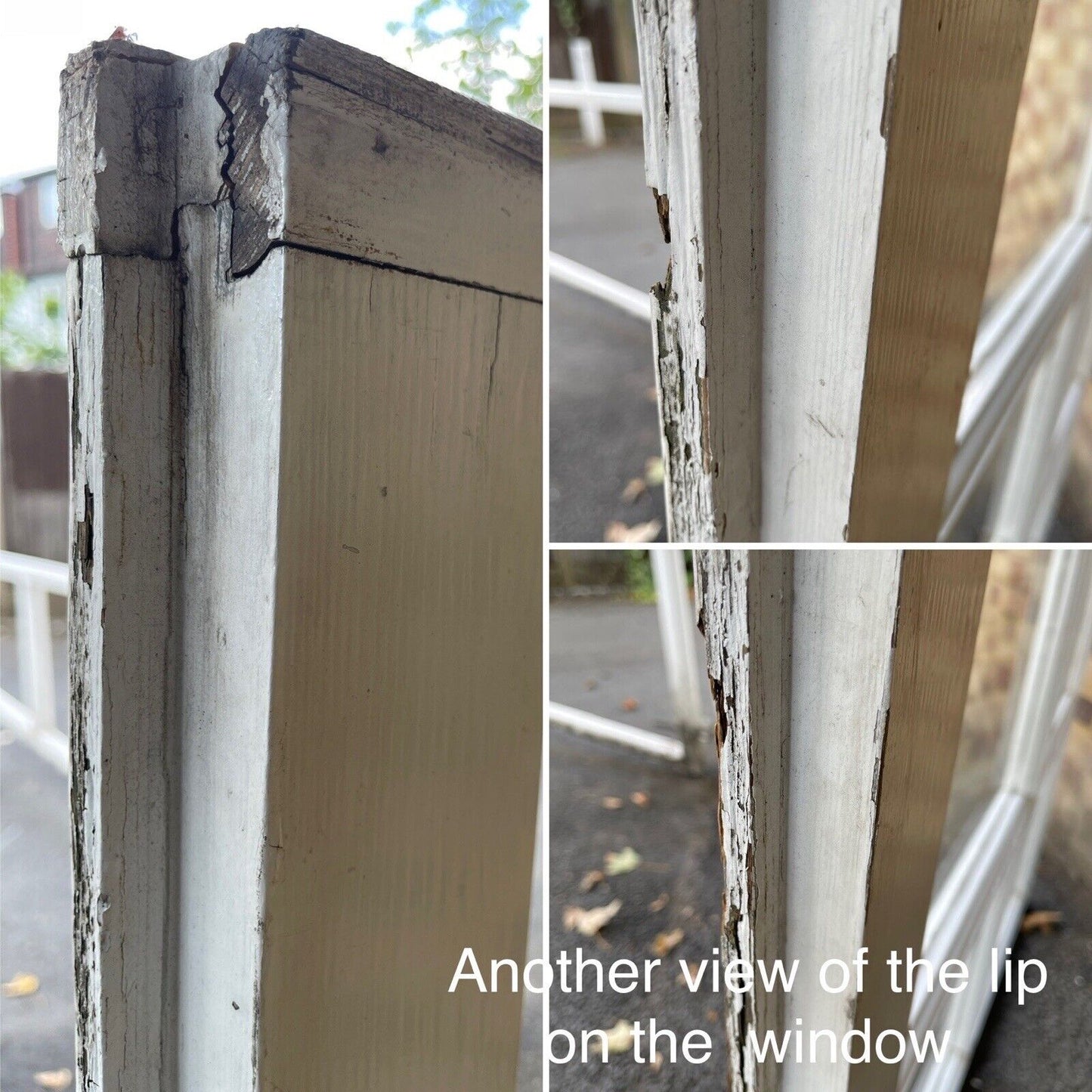 Reclaimed Old Georgian 6 Panel Wooden Window 1112mm or 1097mm x 1471mm