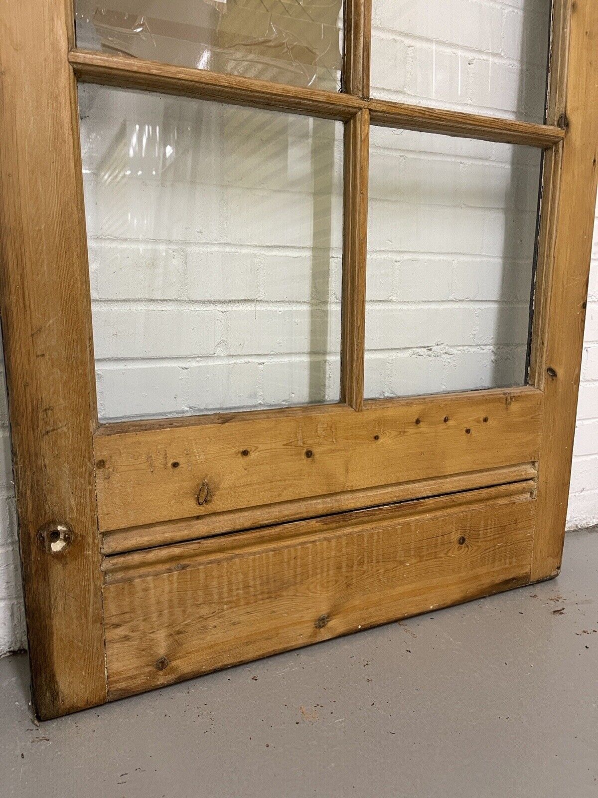 Reclaimed Georgian Wooden Panel External Side Back Door 1965 x 855mm