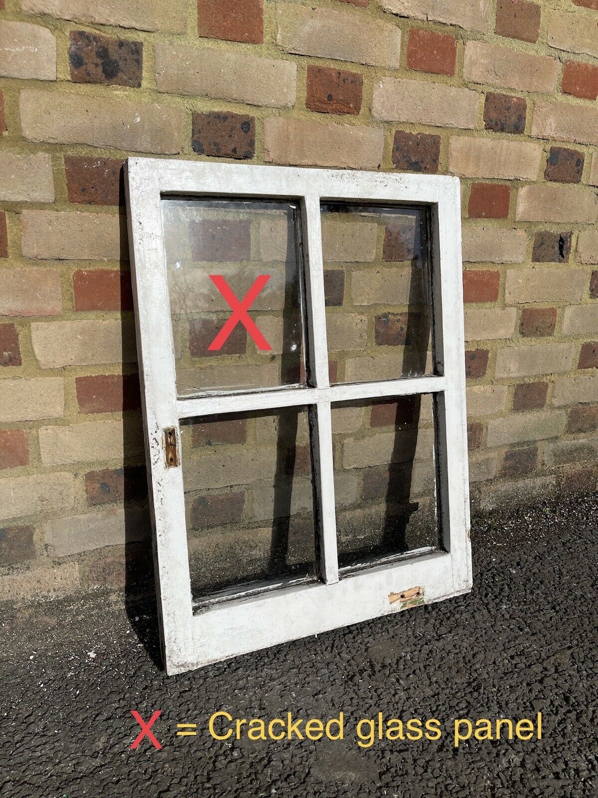 Modern Georgian 4 Panel Wooden Window 563 x 743mm