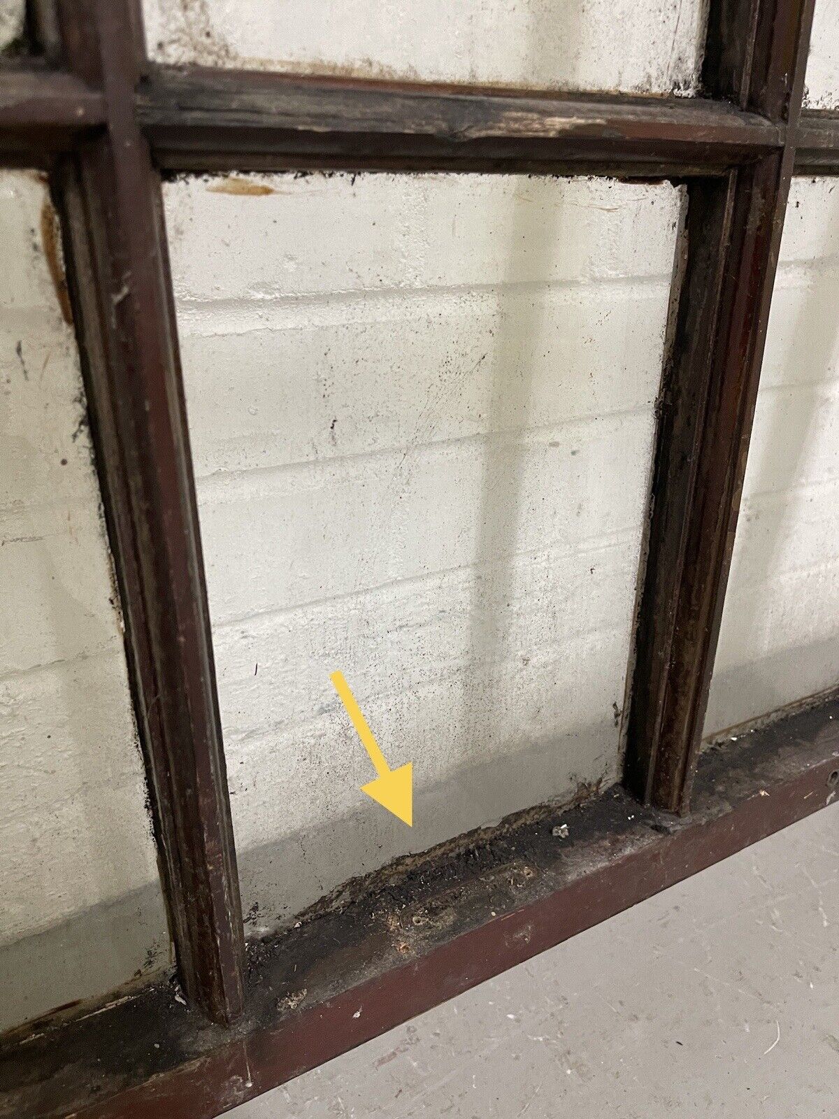 Reclaimed Old Georgian 12 Panel Wooden Window 720 x 1308mm