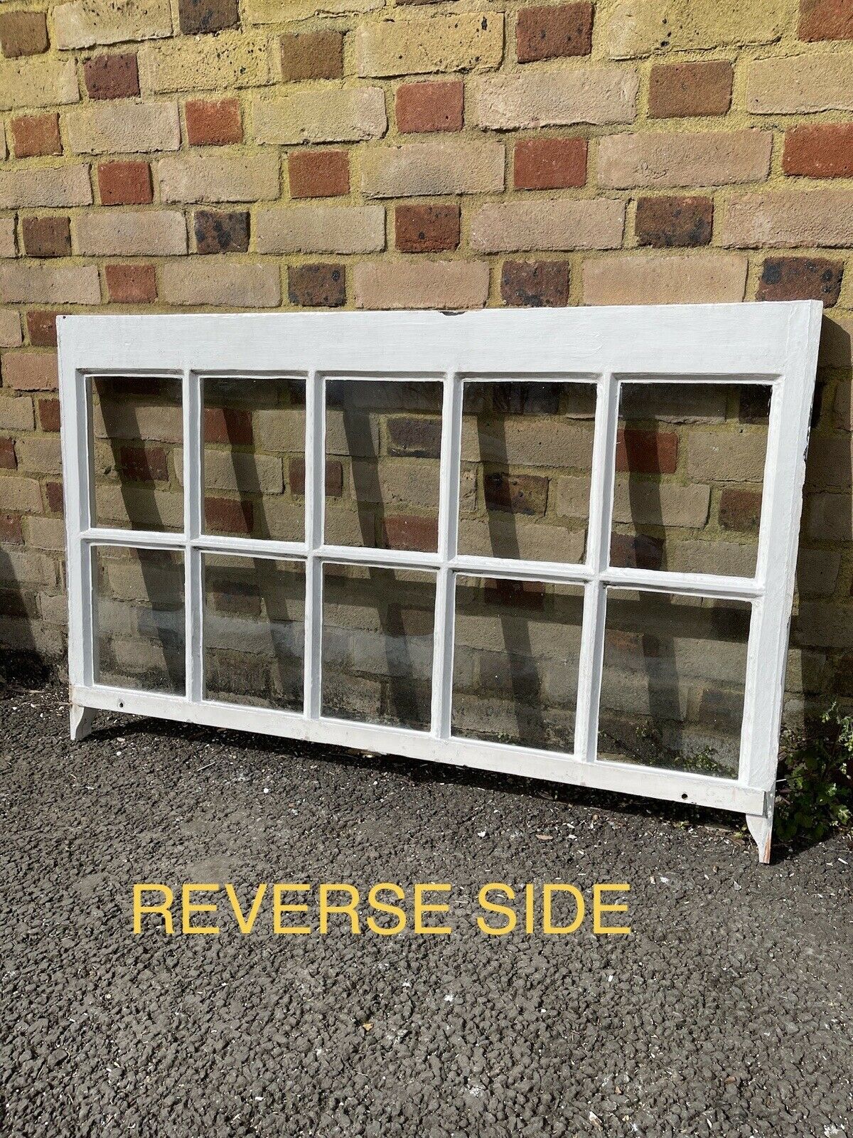 Reclaimed Old Georgian 10 Panel Wooden Sash Window