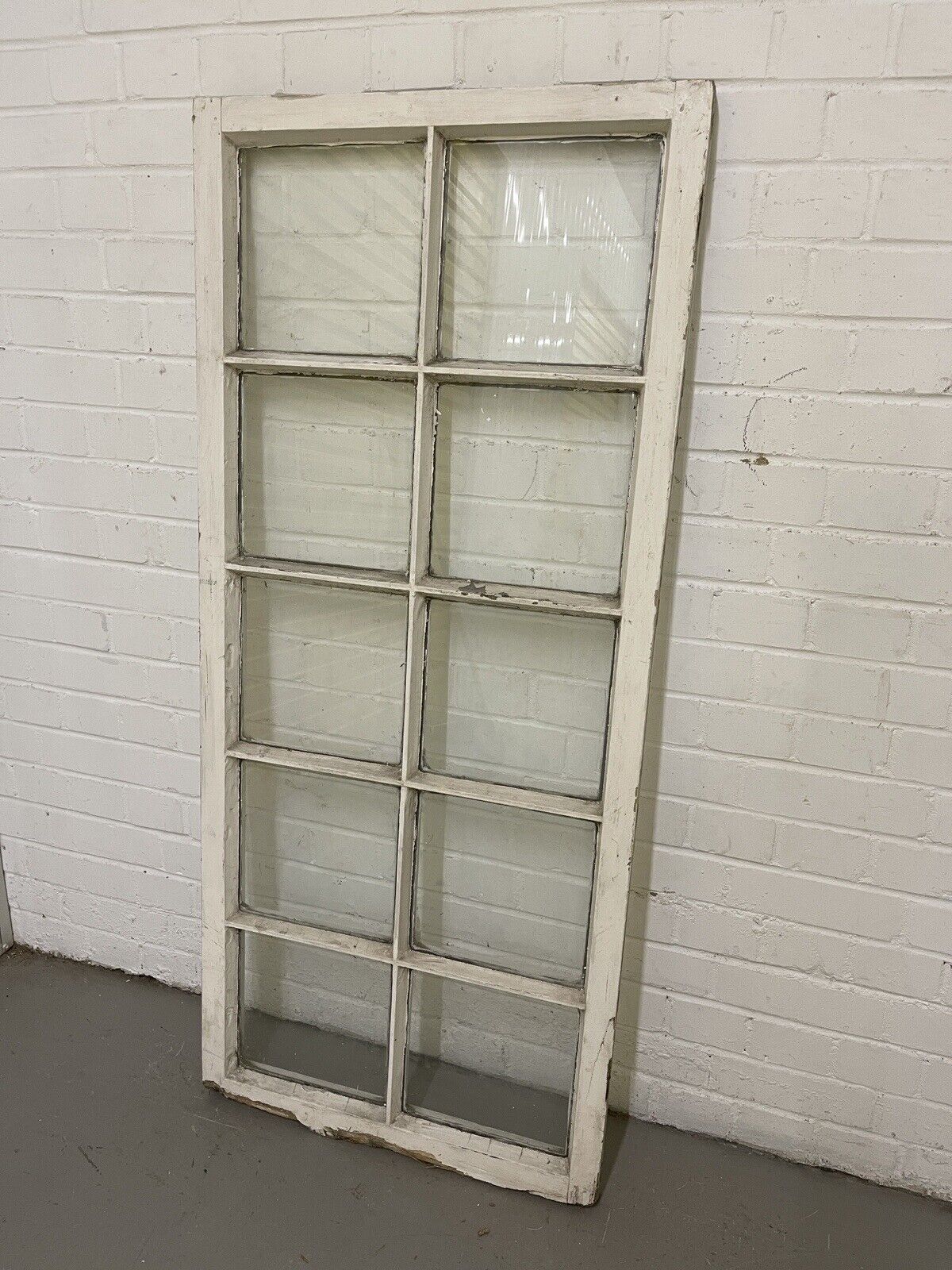 Modern Georgian 10 Panel Wooden Window 605 x 1380mm