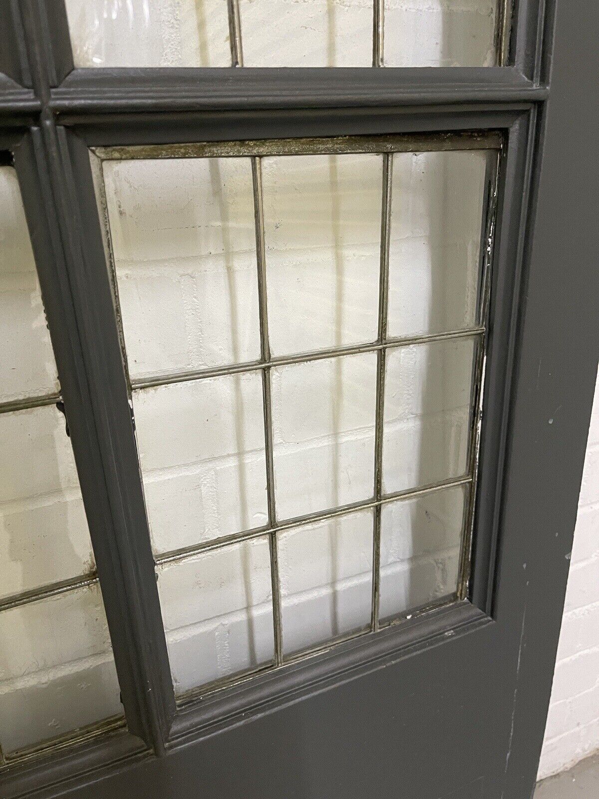 Reclaimed Art Deco Leaded Glass Arts Craft Internal Door 2055 or 2065 x 677mm