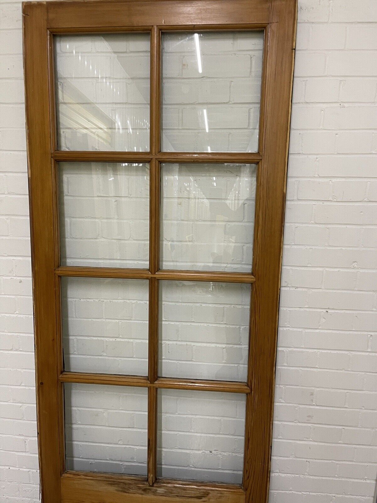 Reclaimed Georgian Wooden Panel External Side Back Door 1995 x 855mm