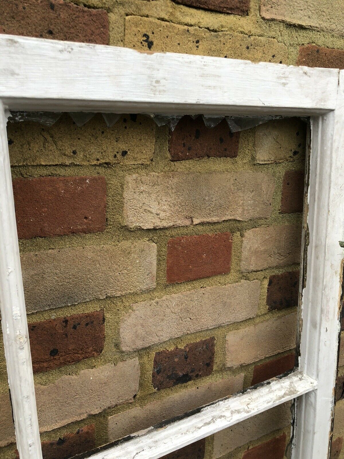 Large Reclaimed Old Georgian 5 Panel Wooden Sash Window NO GLASS