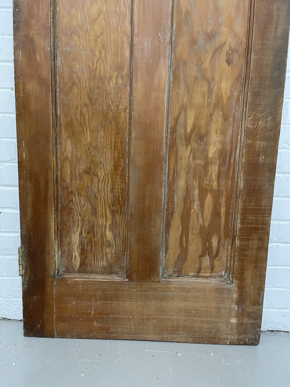 Original Vintage Reclaimed Edwardian Pine Internal  panel Door 1955 x 760mm