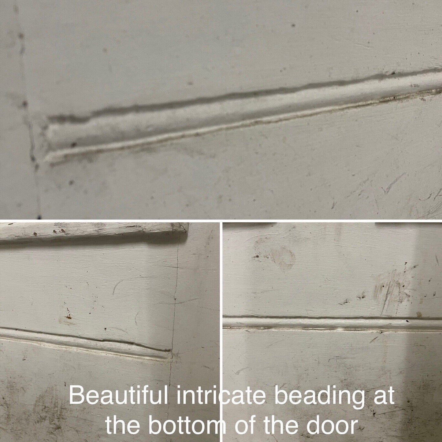 Reclaimed Old Arts and Crafts Victorian Wooden Front Door 2075 x 860 or 850mm
