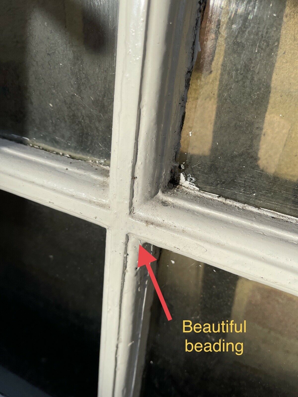 Pair Of Reclaimed Old Georgian Wooden Panel Top Bottom Sash Windows